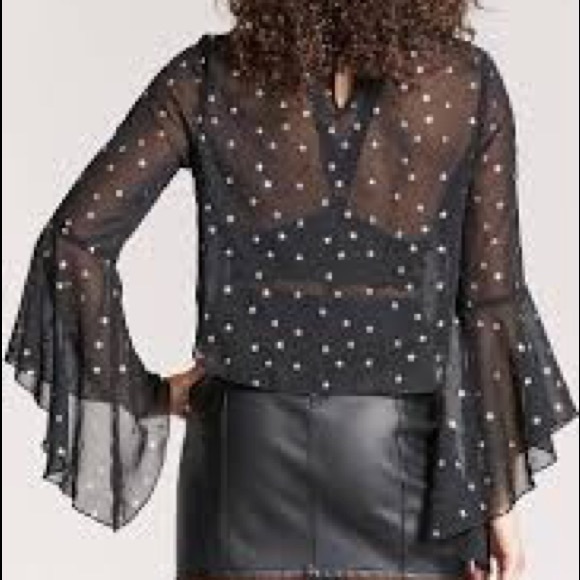 New!! Chiffon star top size S - Picture 3 of 8